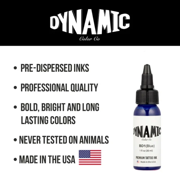 Dynamic Tattoo Ink Blue