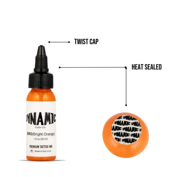 Dynamic Tattoo Ink Bright Orange