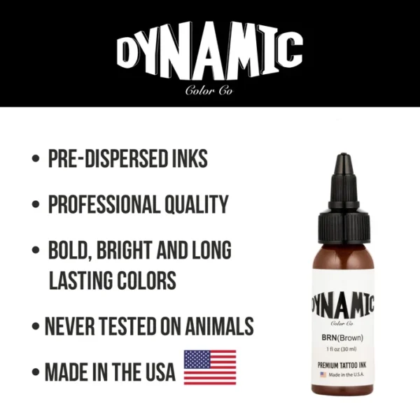 Dynamic Tattoo Ink Brown