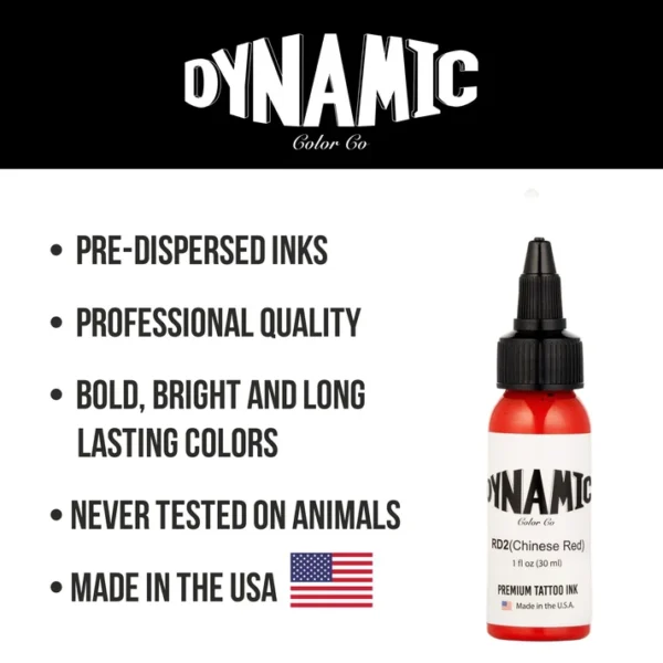 Dynamic Tattoo Ink Chinese Red