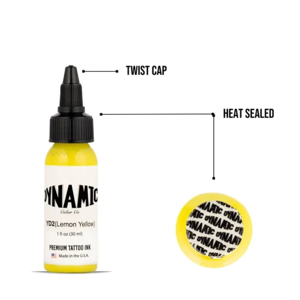 Dynamic Tattoo Ink Lemon Yellow