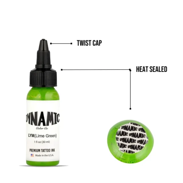 Dynamic Tattoo Ink Lime Green
