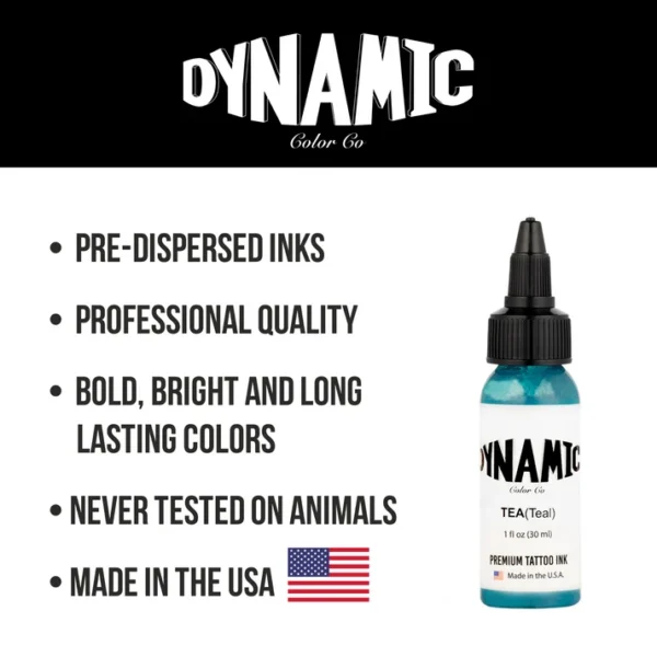 Dynamic Tattoo Ink Teal