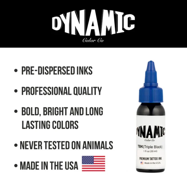 Dynamic Tattoo Ink Triple Black