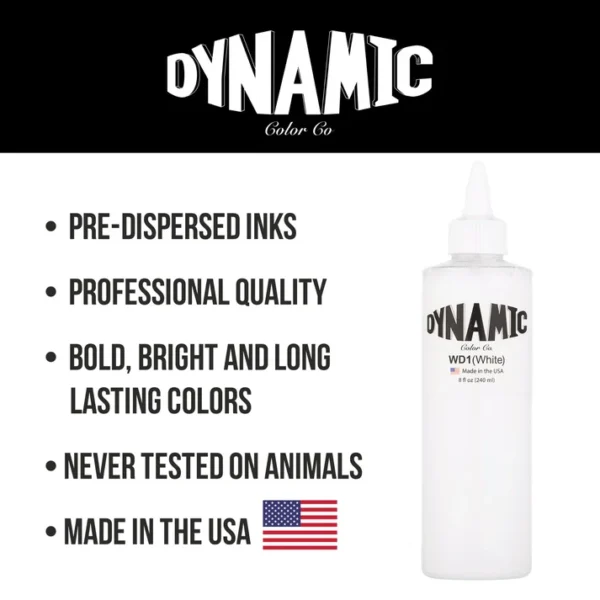 Dynamic White Tattoo Ink