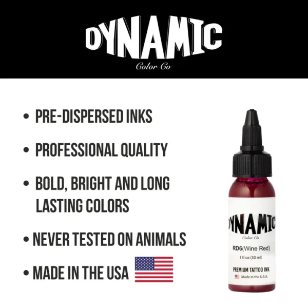 Dynamic Tattoo Ink Wine Red