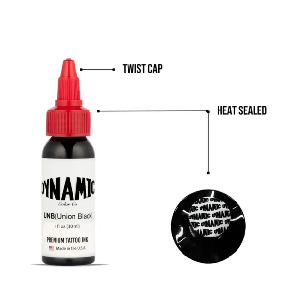 Dynamic Union Black Tattoo Ink
